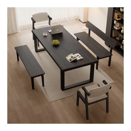 Bộ Bàn Ăn Gỗ Tự Nhiên Hiện Đại 1 Bàn 4 Ghế