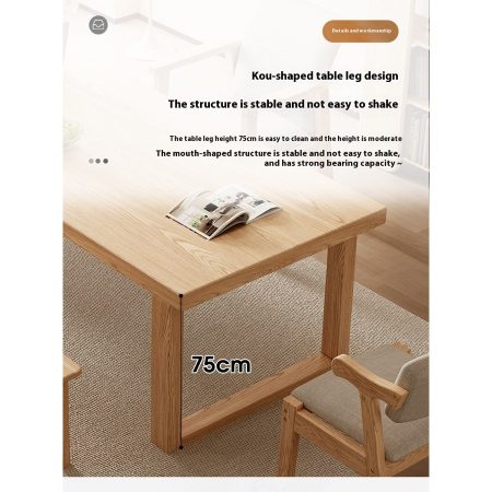 Bộ Bàn Ăn Gỗ Tự Nhiên Hiện Đại 1 Bàn 4 Ghế