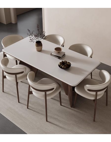 Bộ Bàn Ăn Gỗ Tự Nhiên Hiện Đại 220cm - 240cm Bộ Bàn Ăn Gỗ Tự Nhiên Hiện Đại 220cm - 240cm