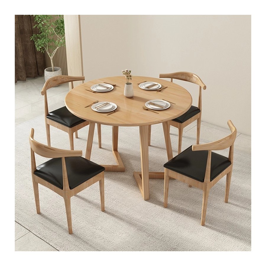 Bộ Bàn Ăn Gỗ Tự Nhiên Hiện Đại 220cm - 240cm Bộ Bàn Ăn Gỗ Tự Nhiên Hiện Đại 220cm - 240cm