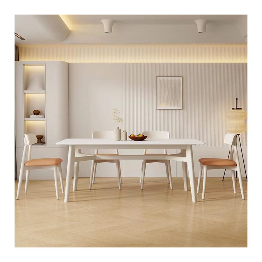 Bộ Bàn Ăn Gỗ Tự Nhiên Hiện Đại 4-6 Người Bộ Bàn Ăn Gỗ Tự Nhiên Hiện Đại 4-6 Người