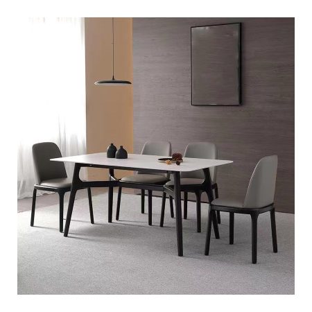 Bộ Bàn Ăn Gỗ Tự Nhiên Hiện Đại 4-6 Người