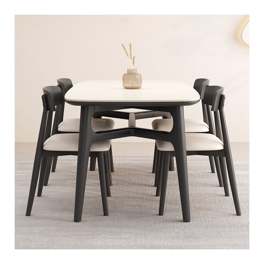 Bộ Bàn Ăn Gỗ Tự Nhiên Hiện Đại 4-6 Người Bộ Bàn Ăn Gỗ Tự Nhiên Hiện Đại 4-6 Người