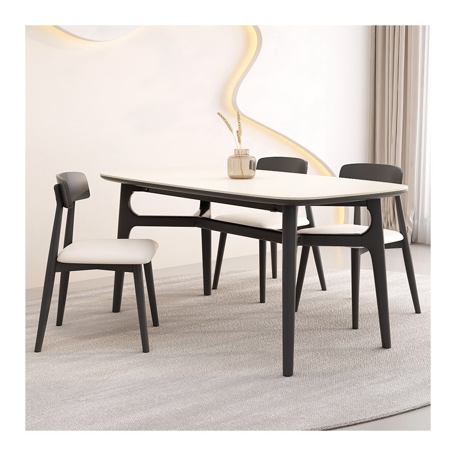 Bộ Bàn Ăn Gỗ Tự Nhiên Hiện Đại 4-6 Người Bộ Bàn Ăn Gỗ Tự Nhiên Hiện Đại 4-6 Người