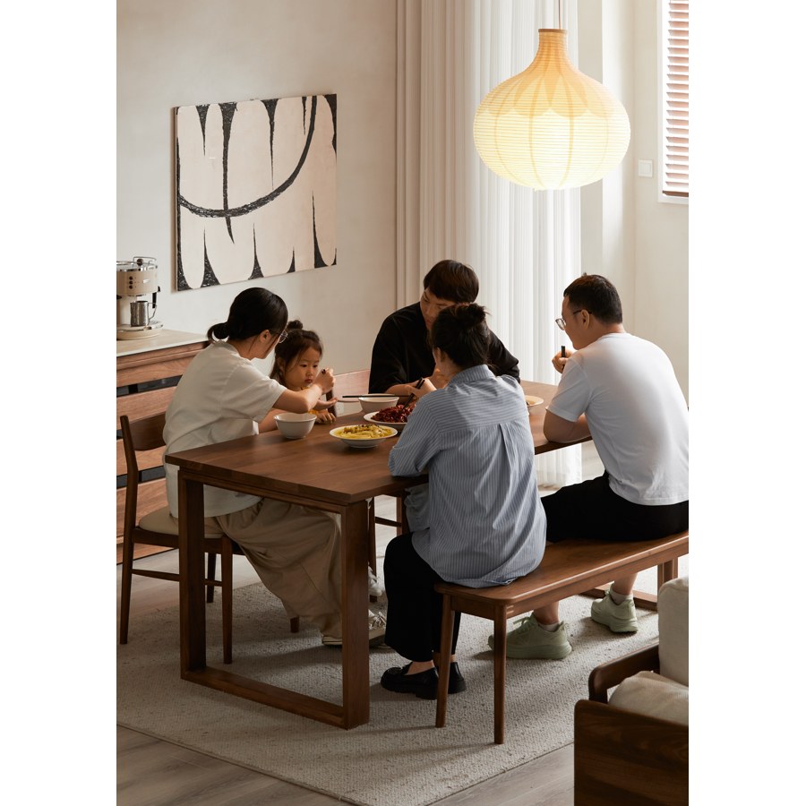 Bộ Bàn Ăn Gỗ Tự Nhiên Hiện Đại Cho 6 Người Bộ Bàn Ăn Gỗ Tự Nhiên Hiện Đại Cho 6 Người