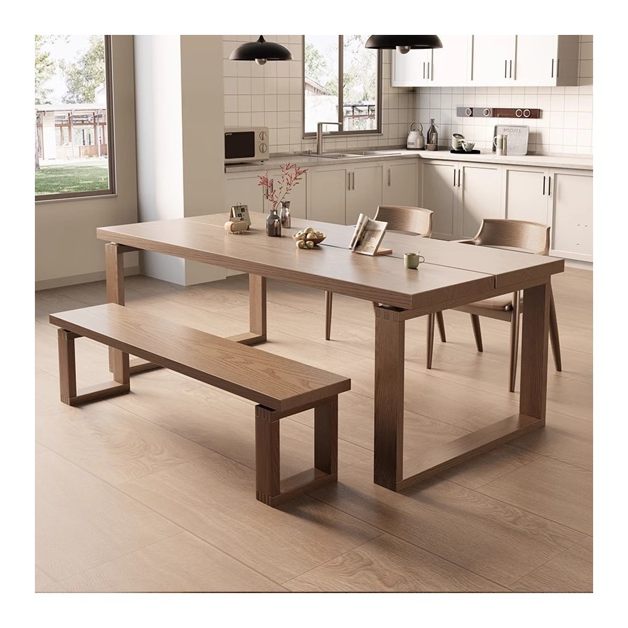 Bộ Bàn Ăn Gỗ Tự Nhiên Hiện Đại Cho Phòng Bếp Bộ Bàn Ăn Gỗ Tự Nhiên Hiện Đại Cho Phòng Bếp