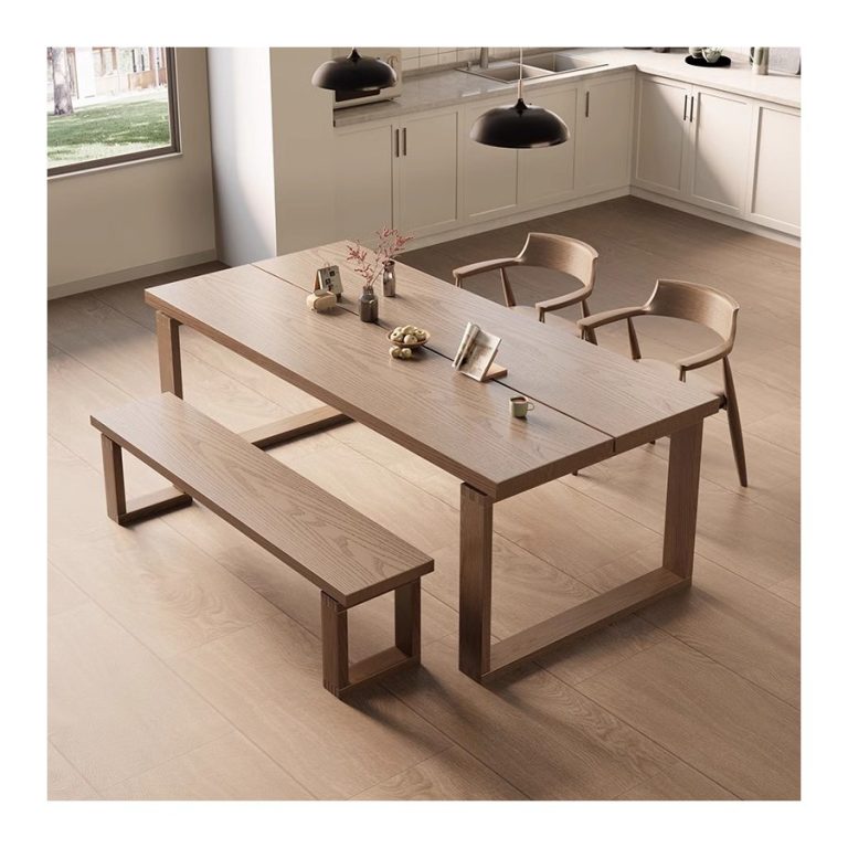 Trang chủ Bộ Bàn Ăn Gỗ Tự Nhiên Hiện Đại Cho Phòng Khách