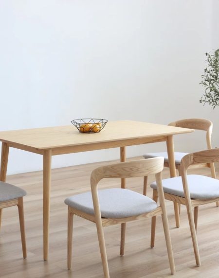 Bộ Bàn Ăn Gỗ Tự Nhiên Hiện Đại Hình Vuông