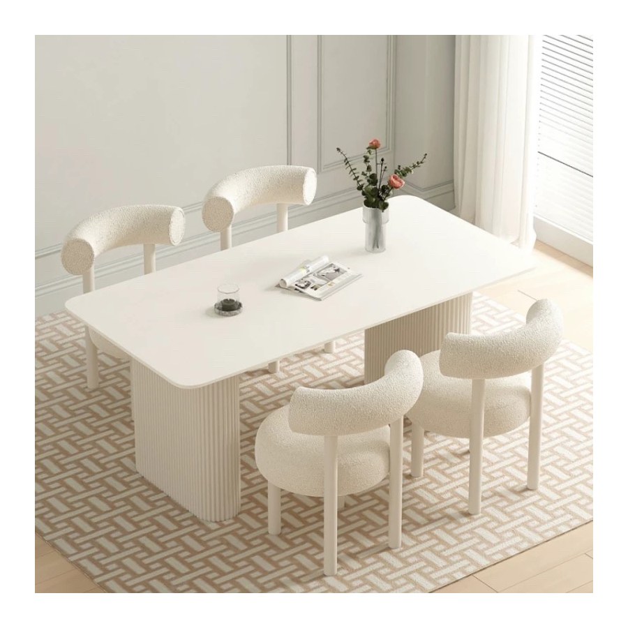 Bộ Bàn Ăn Hiện Đại Đá Marble 4 Ghế Bộ Bàn Ăn Hiện Đại Đá Marble 4 Ghế