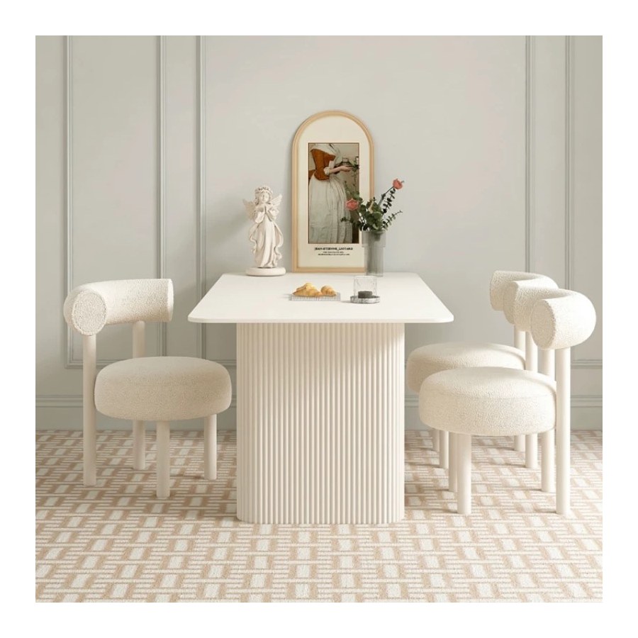 Bộ Bàn Ăn Hiện Đại Đá Marble 4 Ghế Bộ Bàn Ăn Hiện Đại Đá Marble 4 Ghế