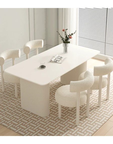 Bộ Bàn Ăn Hiện Đại Đá Marble 4 Ghế Bộ Bàn Ăn Hiện Đại Đá Marble 4 Ghế