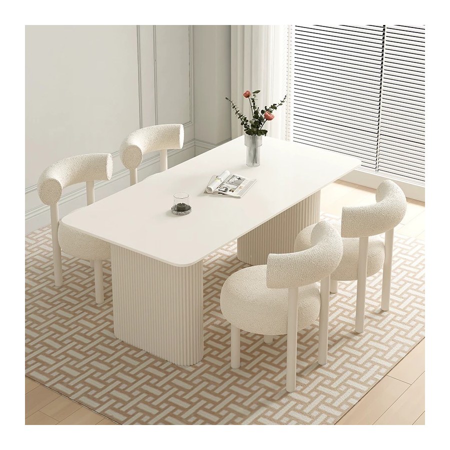 Bộ Bàn Ăn Hiện Đại Đá Marble 4 Ghế Bộ Bàn Ăn Hiện Đại Đá Marble 4 Ghế