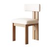 Bộ Bàn Ăn Hiện Đại Gỗ Với 4 Ghế Da PU
