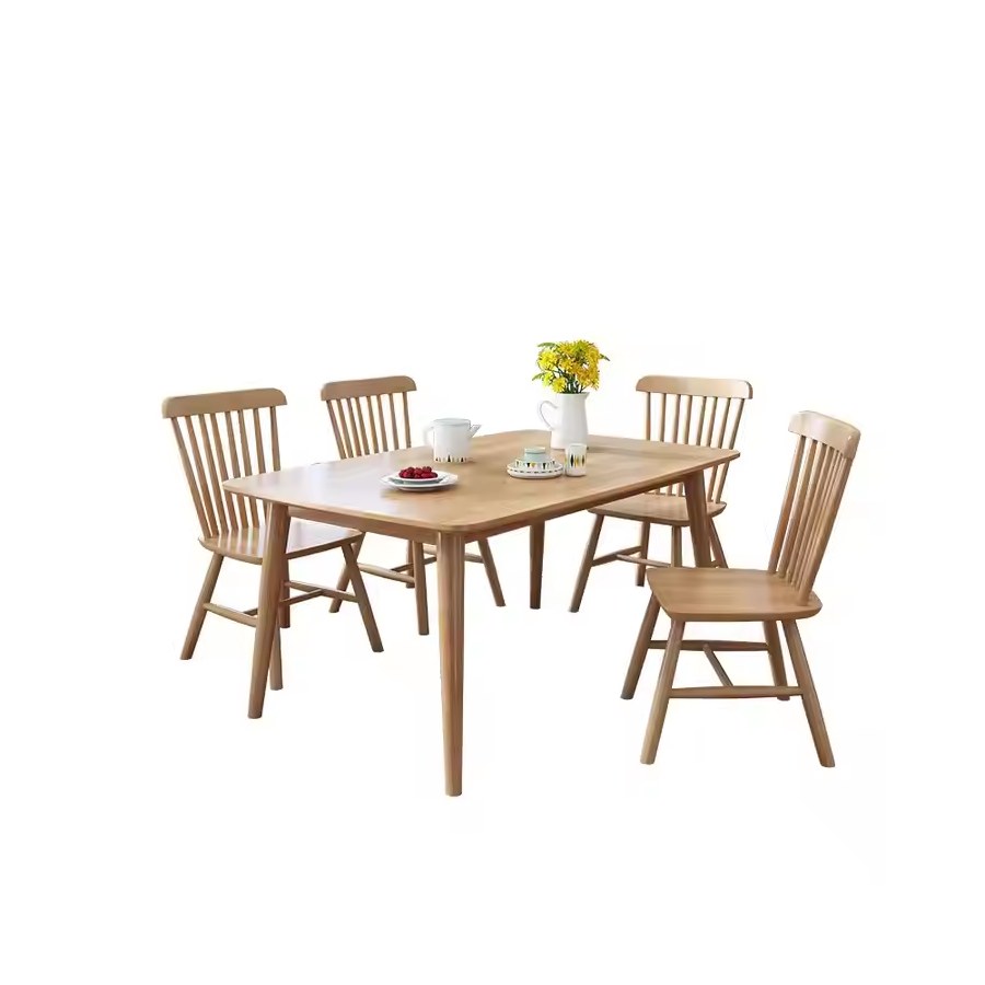 Bộ Bàn Ăn Hình Chữ Nhật Gỗ Tự Nhiên Hiện Đại 4/6/8 Ghế Bộ Bàn Ăn Hình Chữ Nhật Gỗ Tự Nhiên Hiện Đại 4/6/8 Ghế