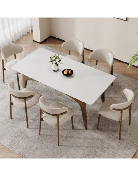 Bộ Bàn Ăn Tối Giản Gỗ Óc Chó Chân Y Độc Đáo Bộ Bàn Ăn Tối Giản Gỗ Óc Chó Chân Y Độc Đáo