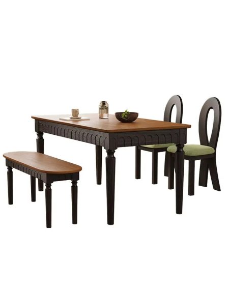 Bộ Bàn Ăn Tối Giản Gỗ Tre Màu Nâu Hình Oval Thiết Kế Hiện Đại Bộ Bàn Ăn Tối Giản Gỗ Tre Màu Nâu Hình Oval Thiết Kế Hiện Đại
