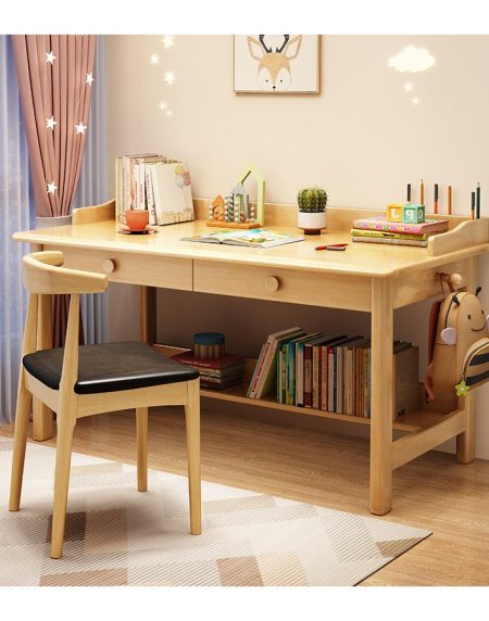 Bộ Bàn Ghế Học Trẻ Em Gỗ Tự Nhiên Bền Đẹp