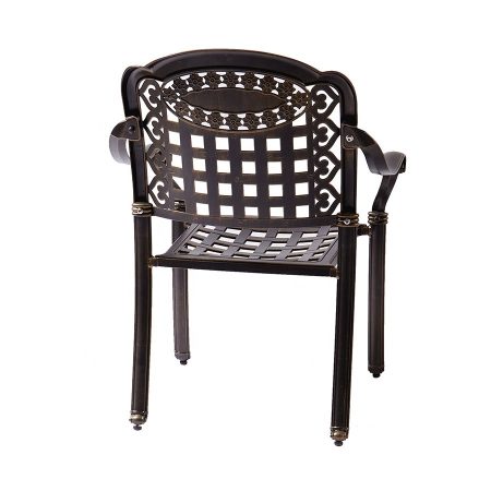 Bộ Bàn Ghế Ngoài Trời Bằng Nhôm Đúc Chống Nước 6 Ghế
