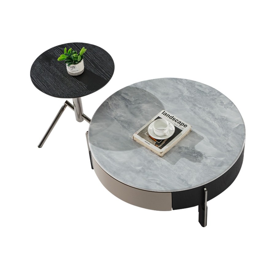 Bộ Bàn Trà Đá Marble Hiện Đại Có Ngăn Kéo Bộ Bàn Trà Đá Marble Hiện Đại Có Ngăn Kéo