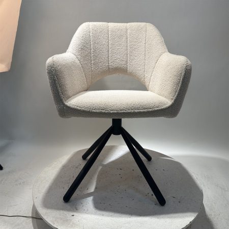 Bộ Ghế Ăn Bọc Vải Boucle Hiện Đại Bộ Ghế Ăn Bọc Vải Boucle Hiện Đại