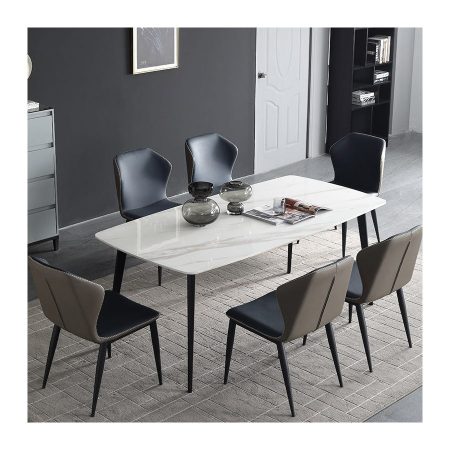 Bộ Ghế Ăn Da Hiện Đại 6 Chiếc Chắc Chắn Dành Cho Khách Sạn Bộ Ghế Ăn Da Hiện Đại 6 Chiếc Chắc Chắn Dành Cho Khách Sạn