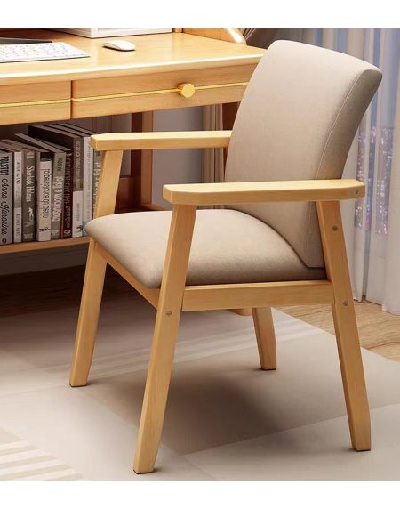 Bộ Ghế Ăn Gỗ Hiện Đại Bọc Da PU Chống Thấm