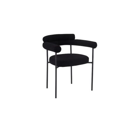 Bộ Ghế Ăn Vải Boucle 2 Chiếc Chân Kim Loại Hiện Đại Bộ Ghế Ăn Vải Boucle 2 Chiếc Chân Kim Loại Hiện Đại