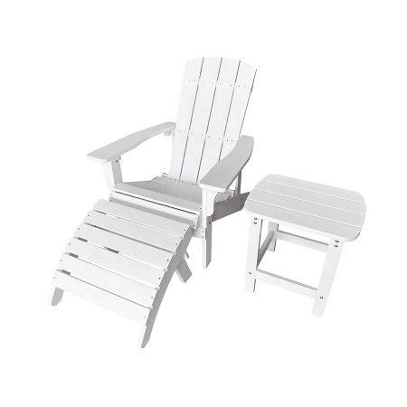 Bộ Ghế Ngoài Trời Hiện Đại Bằng Nhựa Gỗ, Ghế Adirondack