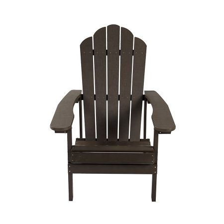 Bộ Ghế Ngoài Trời Nhựa Gỗ Đen Kiểu Adirondack Bộ Ghế Ngoài Trời Nhựa Gỗ Đen Kiểu Adirondack