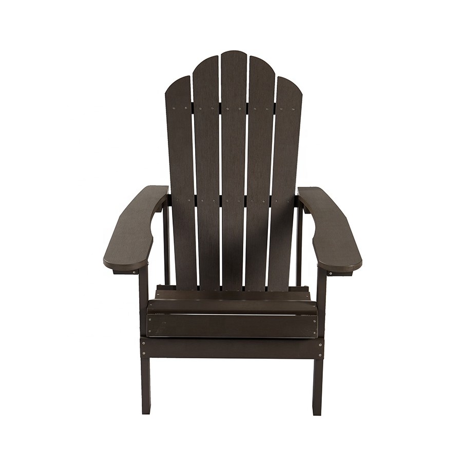 Bộ Ghế Ngoài Trời Nhựa Gỗ Đen Kiểu Adirondack Bộ Ghế Ngoài Trời Nhựa Gỗ Đen Kiểu Adirondack