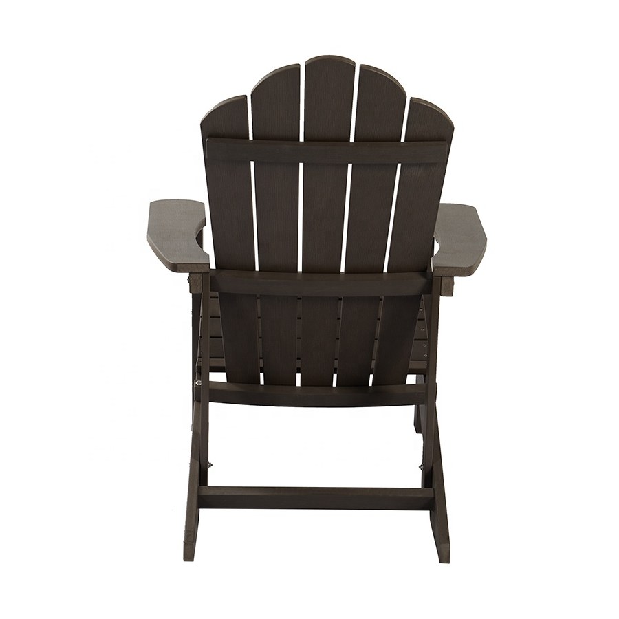 Bộ Ghế Ngoài Trời Nhựa Gỗ Đen Kiểu Adirondack Bộ Ghế Ngoài Trời Nhựa Gỗ Đen Kiểu Adirondack