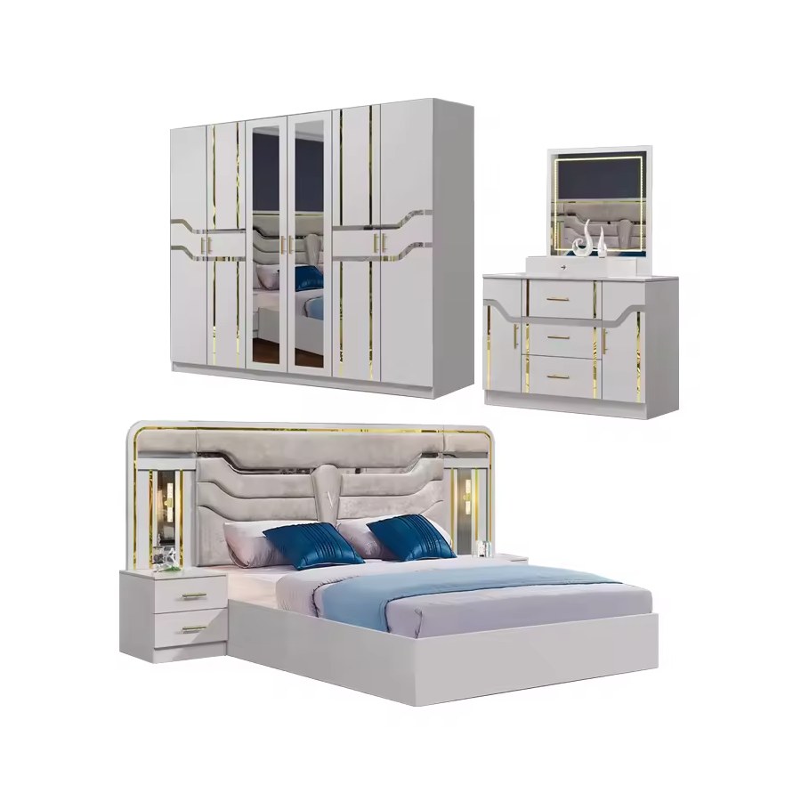 Bộ Nội Thất Phòng Ngủ Hiện Đại Gỗ Tự Nhiên Tùy Chỉnh Bộ Nội Thất Phòng Ngủ Hiện Đại Gỗ Tự Nhiên Tùy Chỉnh