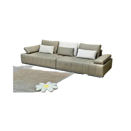 Bộ Sofa Da Điện Hiện Đại Hình L Chức Năng