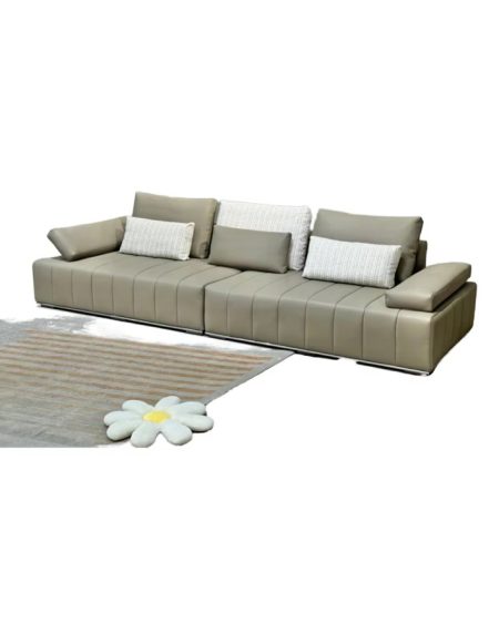 Bộ Sofa Da Điện Hiện Đại Hình L Chức Năng