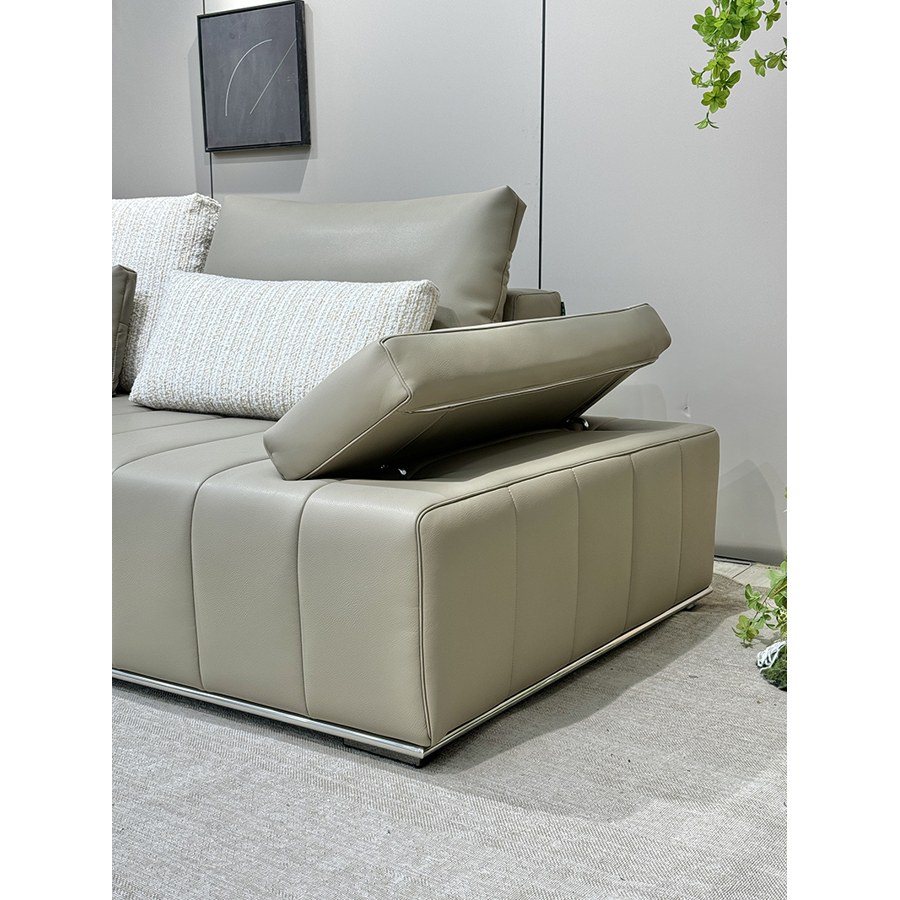 Bộ Sofa Da Điện Hiện Đại Hình L Chức Năng Bộ Sofa Da Điện Hiện Đại Hình L Chức Năng