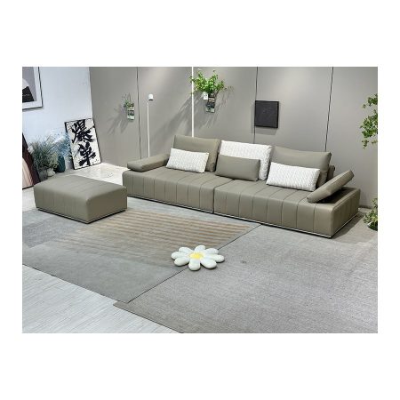 Bộ Sofa Da Điện Hiện Đại Hình L Chức Năng Bộ Sofa Da Điện Hiện Đại Hình L Chức Năng