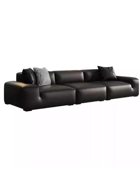 Bộ Sofa Da Thật Hiện Đại 2 & 3 Ghế Kết Hợp Giường Sang Trọng Bộ Sofa Da Thật Hiện Đại 2 & 3 Ghế Kết Hợp Giường Sang Trọng