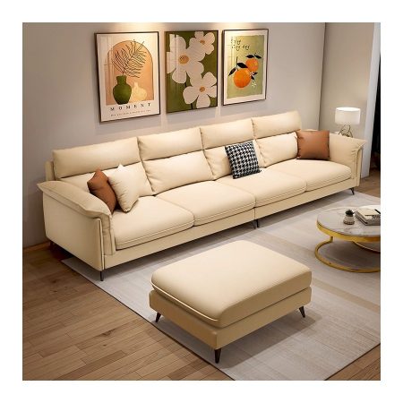 Bộ Sofa Da Ý Cao Cấp Phòng Khách Hiện Đại