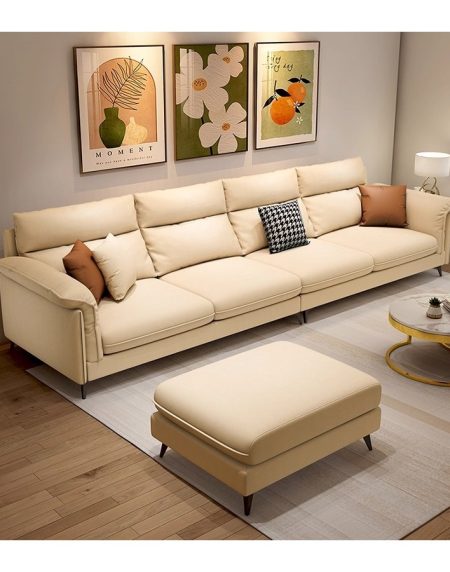 Bộ Sofa Da Ý Cao Cấp Phòng Khách Hiện Đại