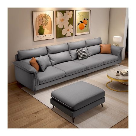 Bộ Sofa Da Ý Cao Cấp Phòng Khách Hiện Đại
