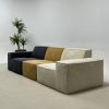 Bộ Sofa Vải Nỉ Hiện Đại Sang Trọng Màu Kem