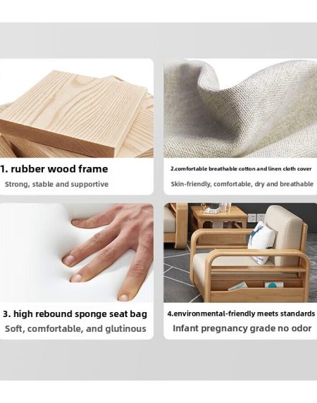 Bộ Sofa Văng Vải PU Hiện Đại Cho Phòng Khách Nhỏ Bộ Sofa Văng Vải PU Hiện Đại Cho Phòng Khách Nhỏ