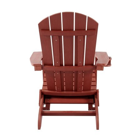 Ghế Adirondack Nhựa Gỗ Đỏ Chịu Thời Tiết Hiện Đại Ghế Adirondack Nhựa Gỗ Đỏ Chịu Thời Tiết Hiện Đại