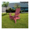 Ghế Adirondack Nhựa Gỗ Đỏ Hiện Đại Ngoài Trời