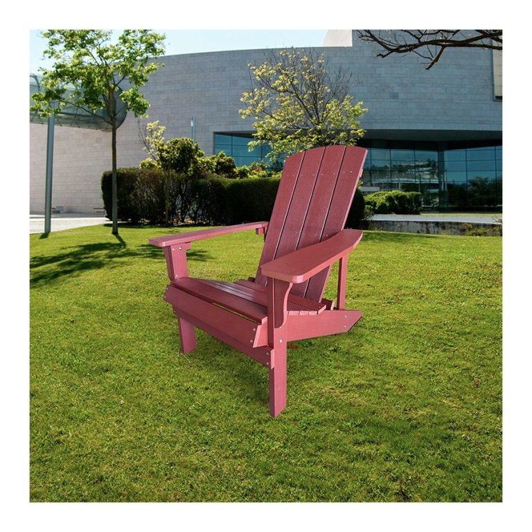 Trang chủ Ghế Adirondack Nhựa Gỗ Đỏ Hiện Đại Ngoài Trời
