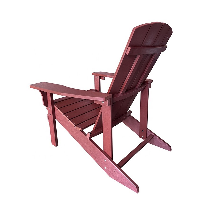 Ghế Adirondack Nhựa Gỗ Đỏ Hiện Đại Ngoài Trời Ghế Adirondack Nhựa Gỗ Đỏ Hiện Đại Ngoài Trời