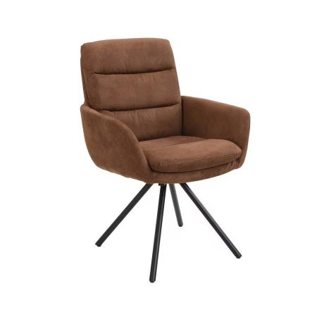 Ghế Ăn Cao Cấp Hiện Đại Bọc Vải Microfiber Xoay 360 Độ