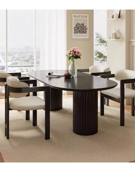 Ghế Ăn Da Cao Cấp Gỗ Tự Nhiên Thiết Kế Wabi Sabi Ghế Ăn Da Cao Cấp Gỗ Tự Nhiên Thiết Kế Wabi Sabi