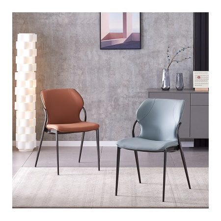 Ghế Ăn Da Cao Cấp Hiện Đại Có Tay Vịn Kim Loại