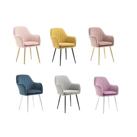 Ghế Ăn Đa Chức Năng Vải Boucle Chân Kim Loại